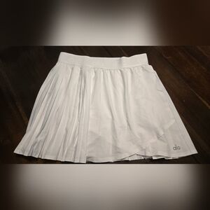 ALO Yoga White Mini Skirt